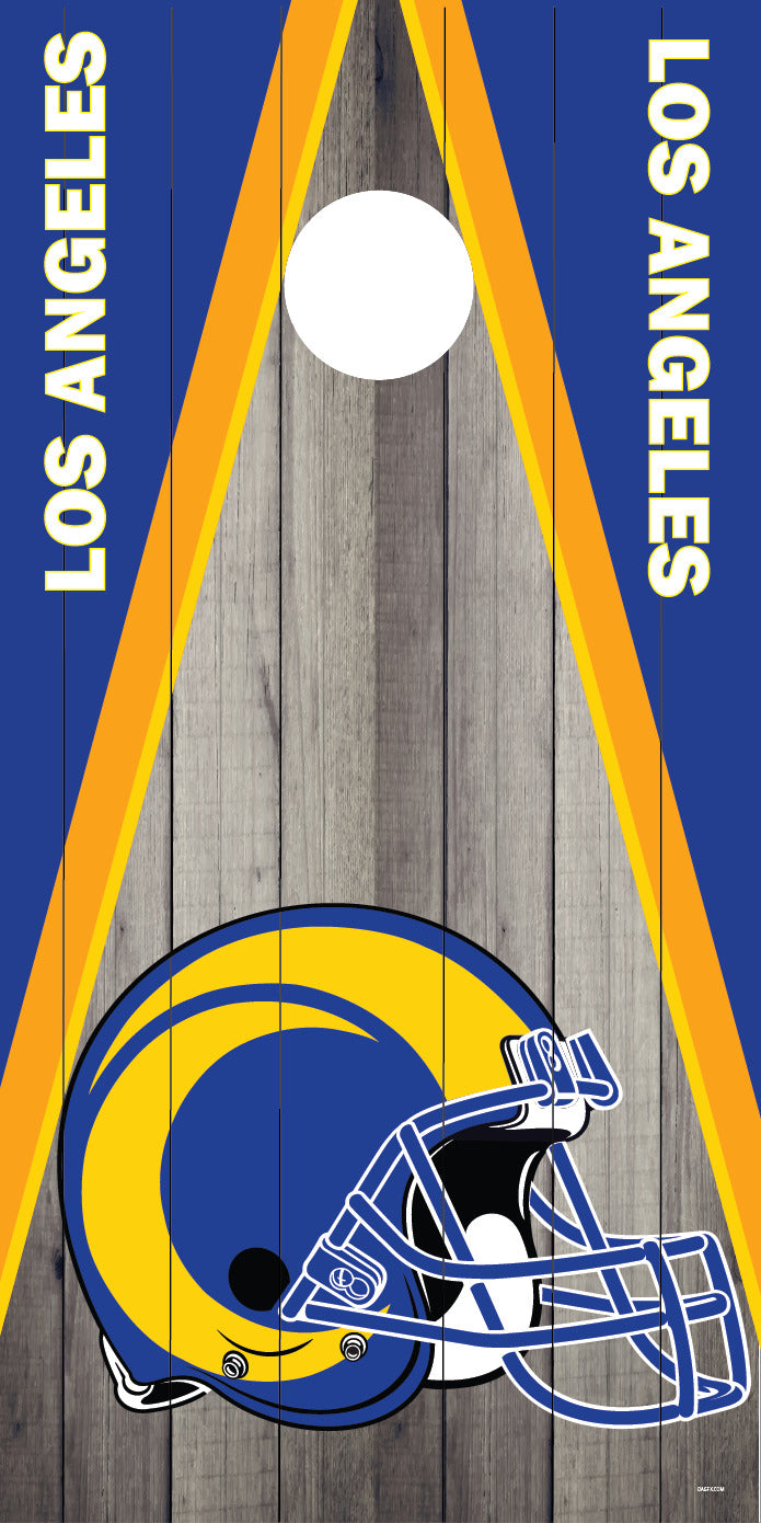 Corn Hole Board Wrap - Los Angeles Rams Cornhole D2