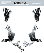 2014 - 2023 OAGFX Yamaha YFZ 450 Graphics Kit D35-2 Gray
