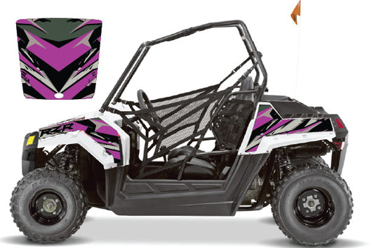 2009 - 2018 Polaris RZR 170 UTV Graphics Kit D39-4 Purple