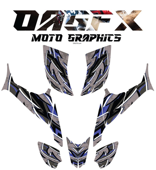 2007-2018 Honda TRX 90 Graphics Kit - Pro Ed D43-4
