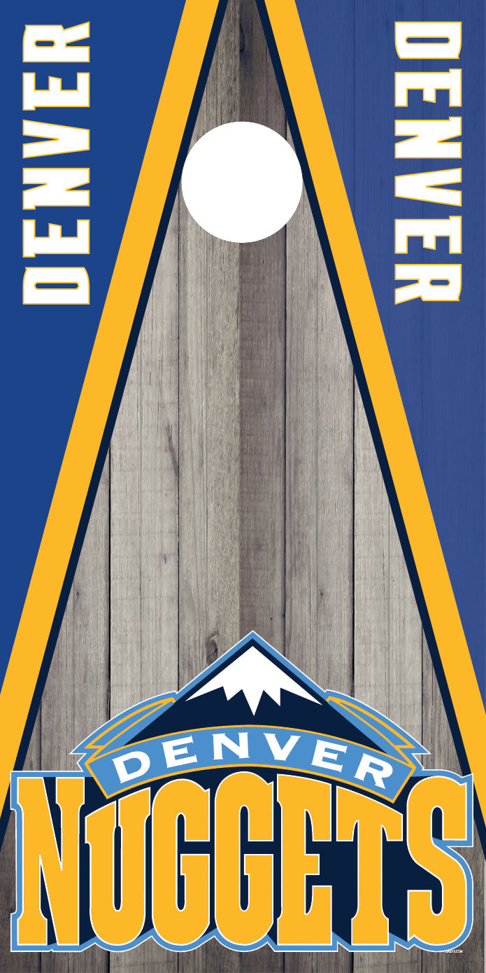 Corn Hole Board Wrap - Denver Nuggets Set Cornhole D4