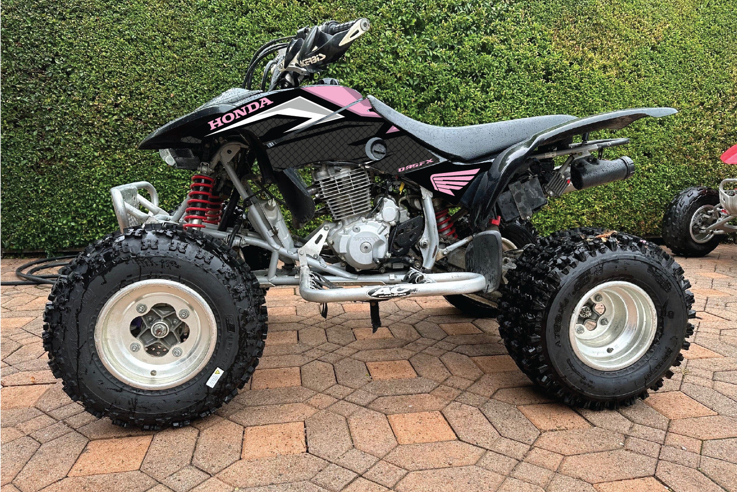 2005-2007 Honda TRX 400 EX Graphics Kit - Pro Ed D36-3 Pink