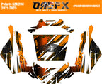2021-2025 Polaris RZR 200 EFI UTV Graphics Kit D35-3