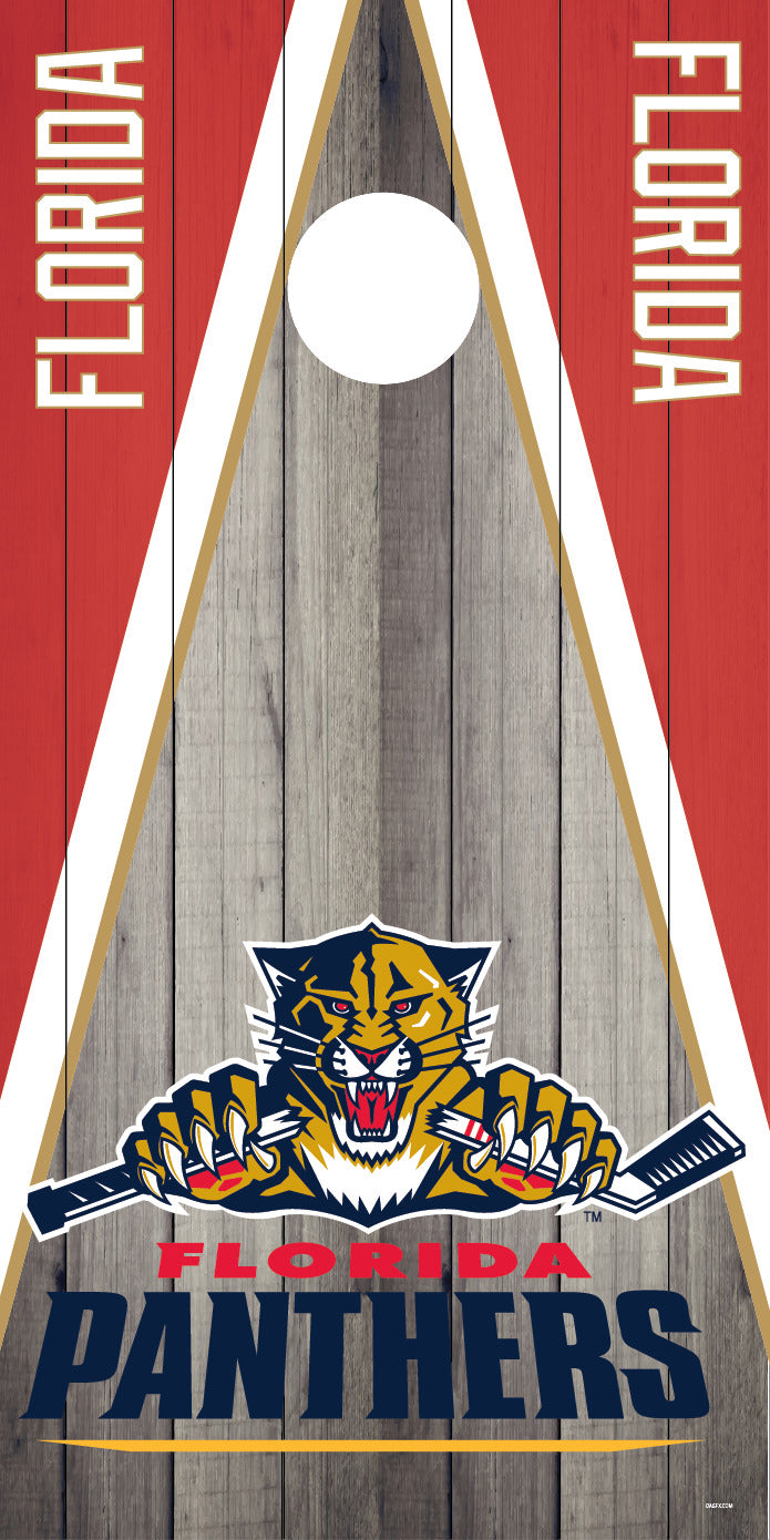 Corn Hole Board Wrap - Florida Panthers Set Cornhole Skin D4