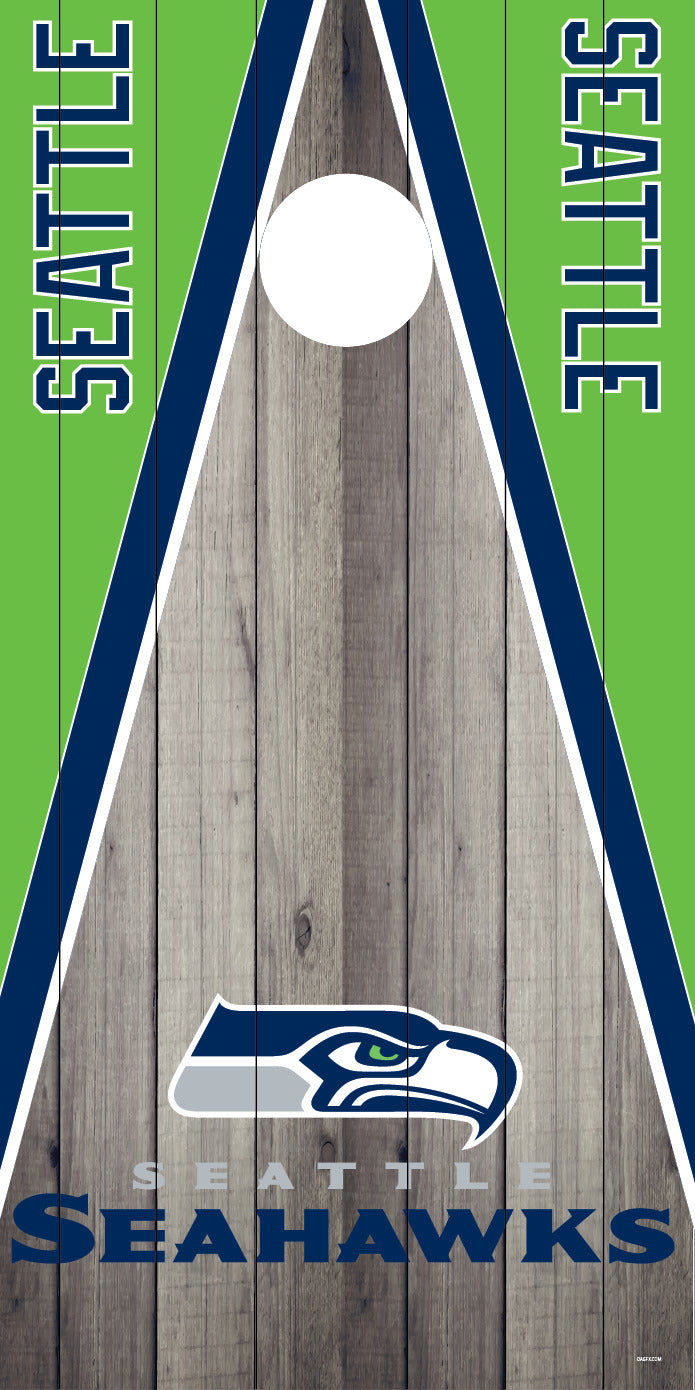 Corn Hole Board Wrap Skin - Seattle Seahawks Cornhole