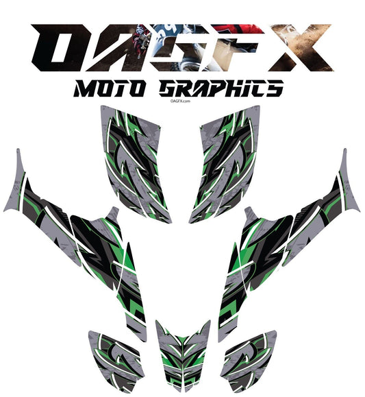 2007-2018 Honda TRX 90 Graphics Kit - Pro Ed D43-5