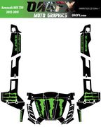 2012 -2015 Kawasaki Teryx 4 750 800 Graphic Kit Pro Edition DMon-1 Monster