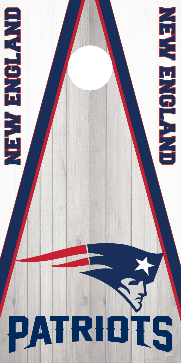 Corn Hole Board Wrap Skin - New England Patriots Cornhole D3