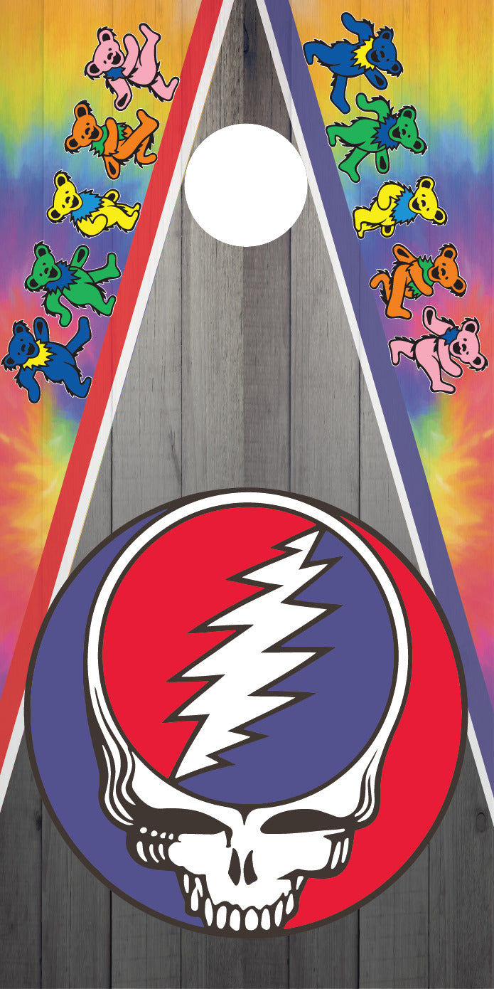 Corn Hole Board Wrap - Grateful Dead Set Cornhole