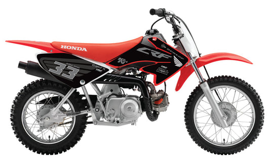 2003-2013 Honda CRF70 Graphics Kit - Pro Ed D00-3 CRF 70 Stealth