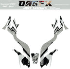 2007 - 2022 Kawasaki KFX 50 90 Graphic Kit -  D36-7 Grey