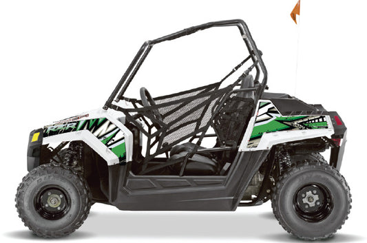 2009 - 2018 Polaris RZR 170 UTV Graphics Kit D37-6 Green