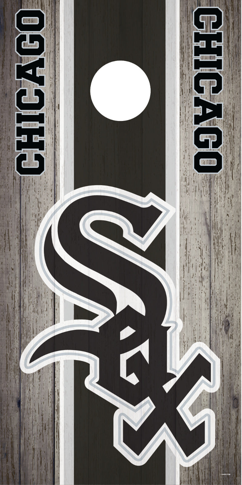 Corn Hole Board Wrap - Chicago WhiteSox N1 Set Cornhole
