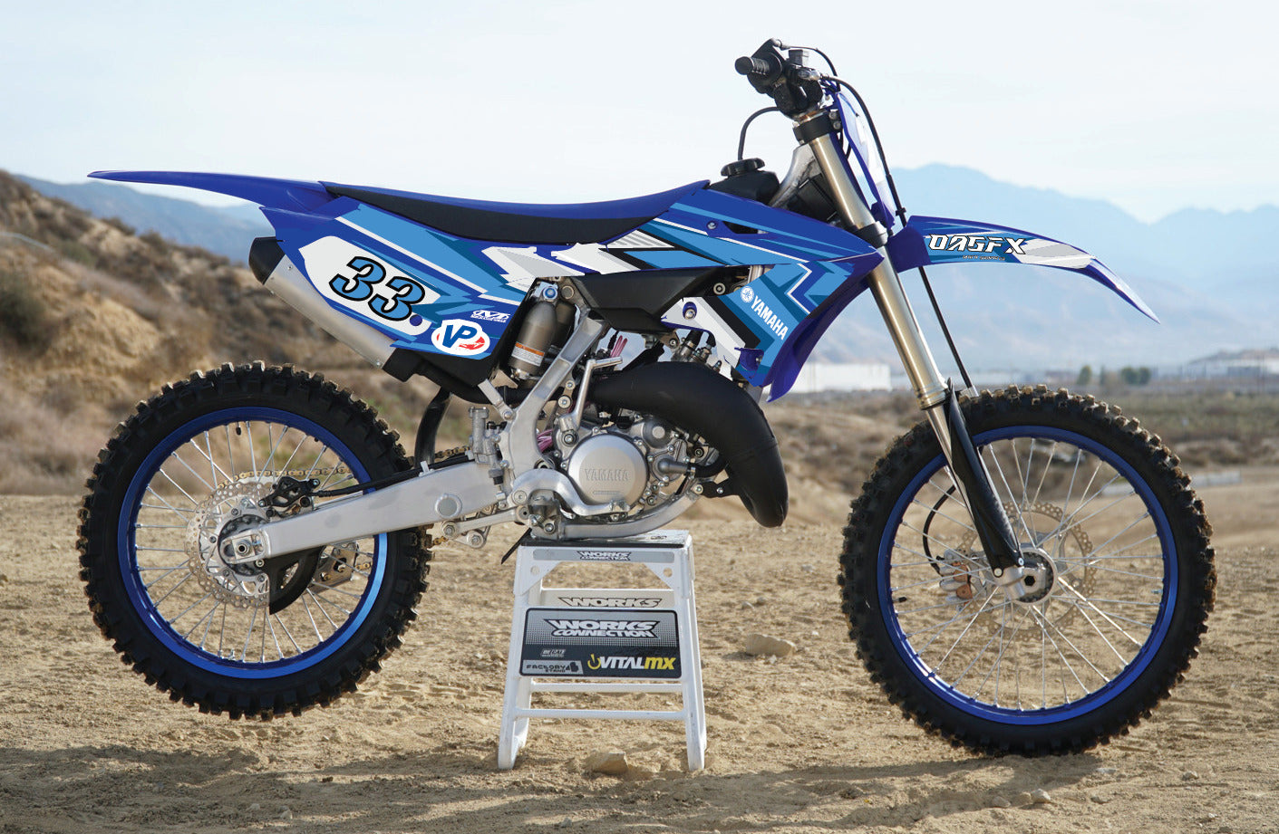 2022-2025 Yamaha YZ 125 250 YZ OAGFX  Graphic Kit - Pro Ed DMK-1