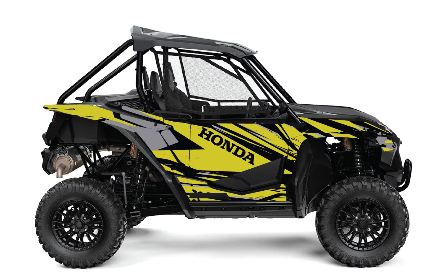2019-2022 Honda Talon 1000R 1000X 2 Door Graphics Kit - Pro Ed D39-5 Yellow