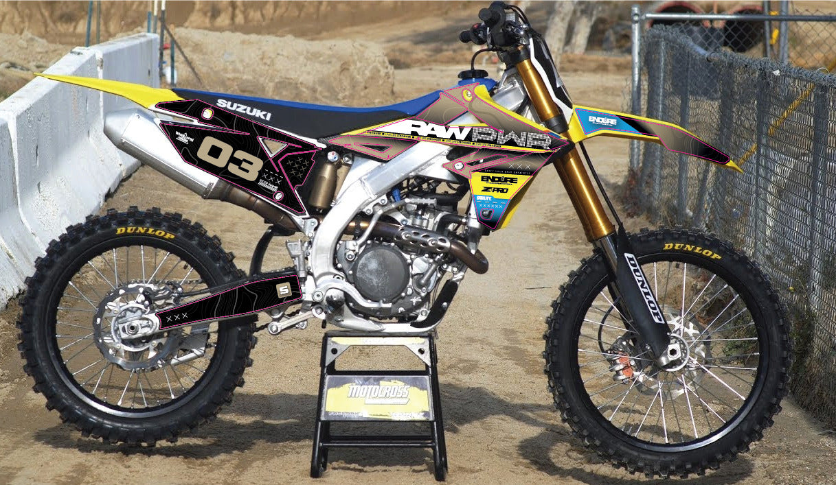 2018-2024 Suzuki RM*Z 450 2019-2023 RM-Z 250  Graphic Kit - Pro Ed DRP-1