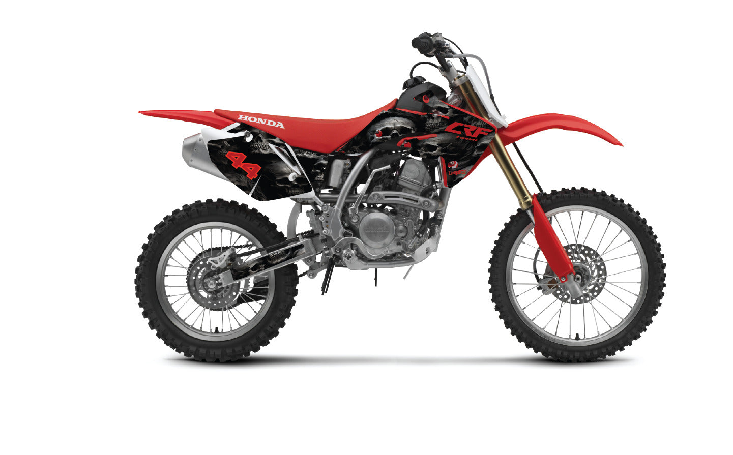 2007-2022 Honda CRF150R Graphics Kit - Pro Ed DSK-2 CRF 150 Skull