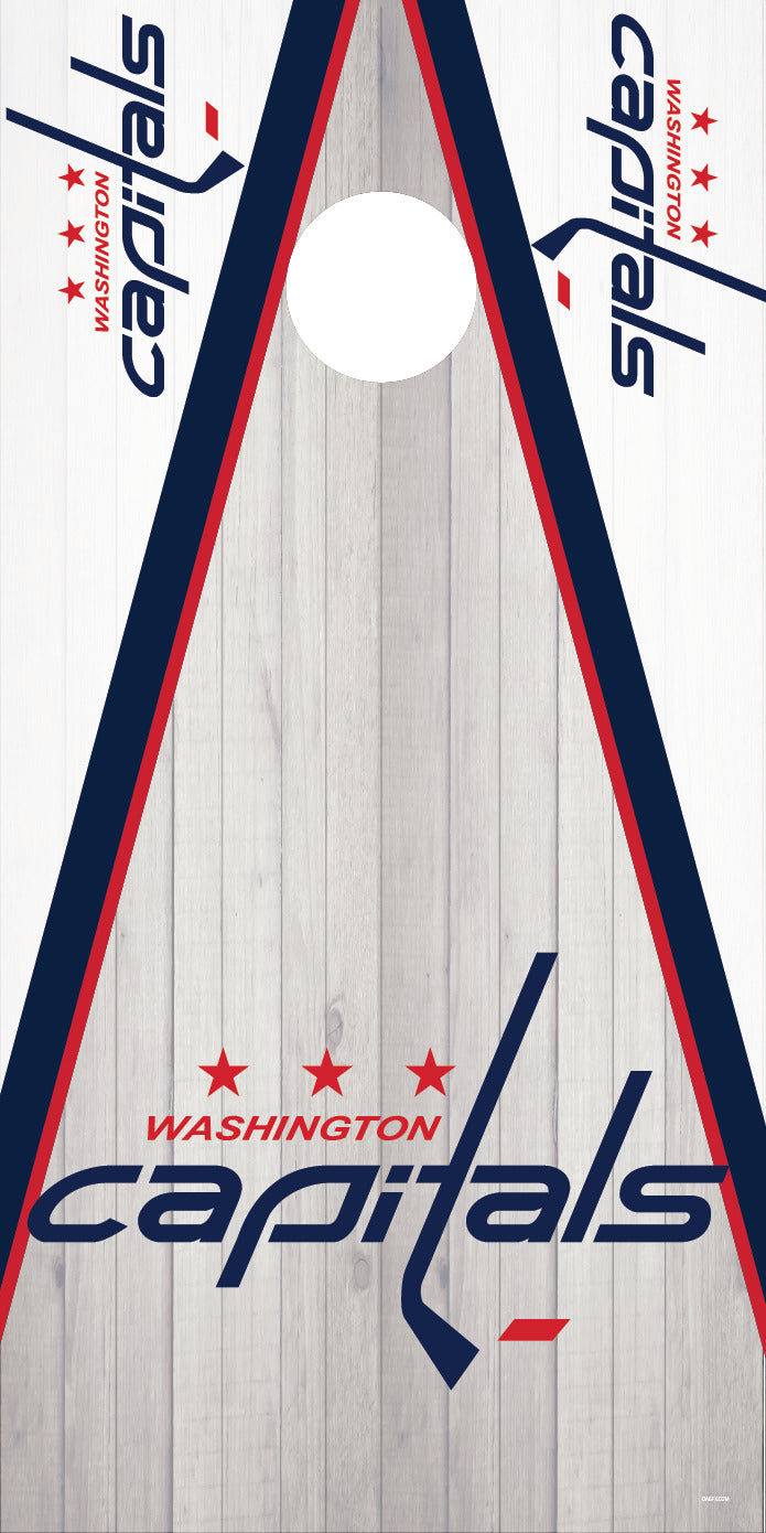 Corn Hole Board Wrap - Washington Capitals Set Cornhole Skins D3