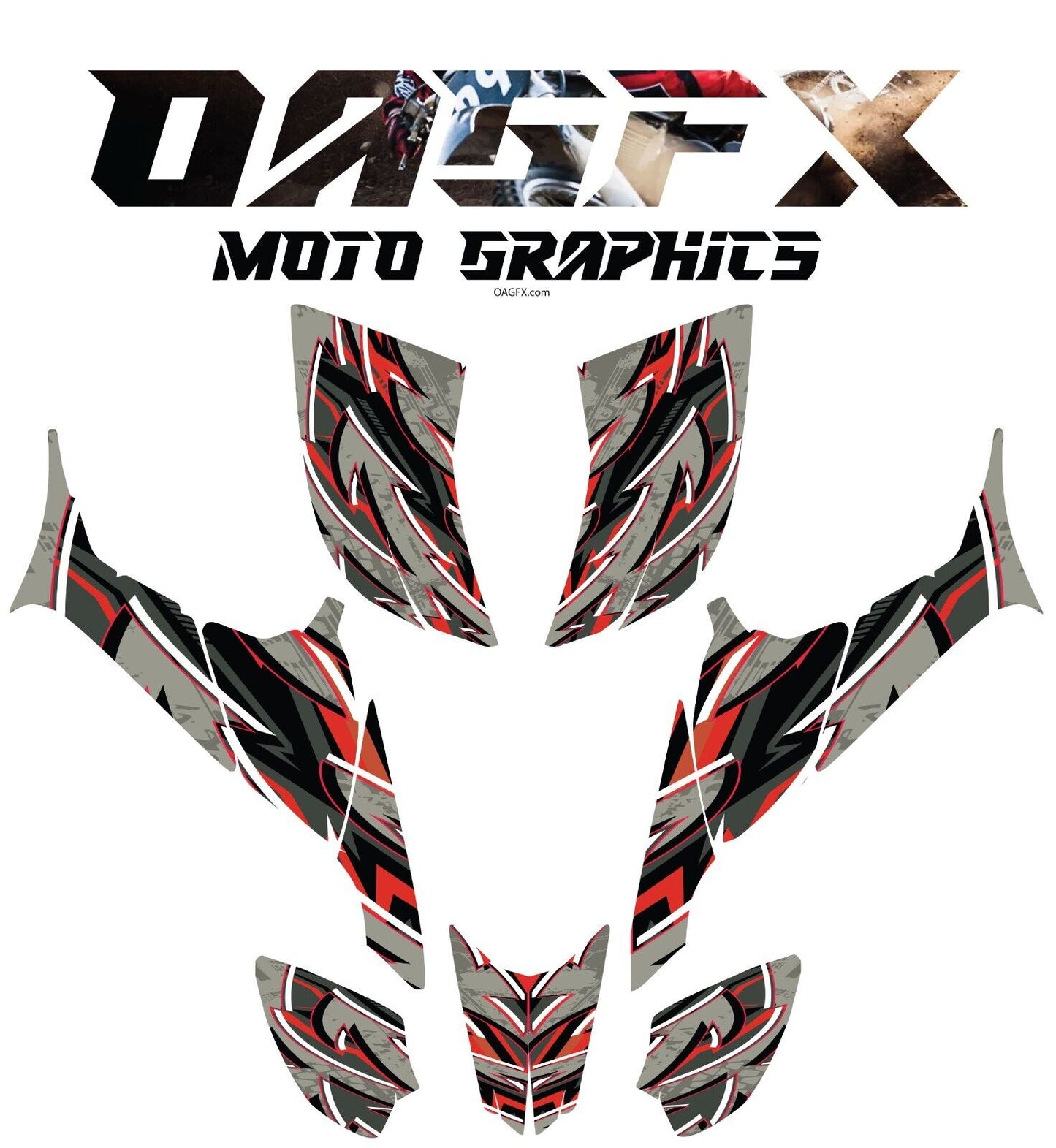 2007-2018 Honda TRX 90 Graphics Kit - Pro Ed D43-2