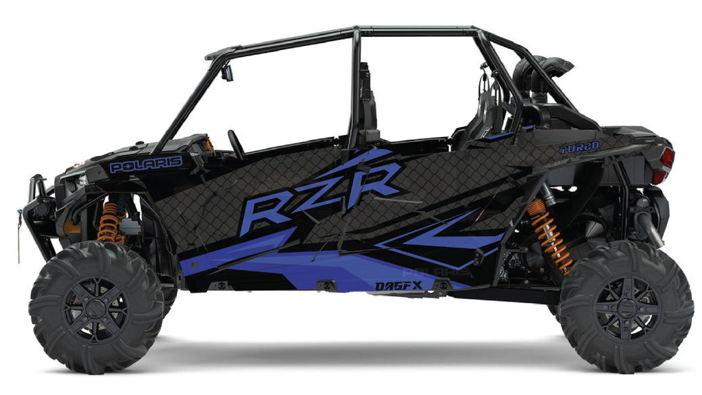 2019 - 2022 Polaris RZR Turbo S Velocity 4 Door  Graphics Kit D36-4