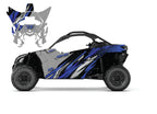 2017 - 2024 Can Am X3 RR DS Maverick Graphics Kit  Pro Edition D57-3 Blue