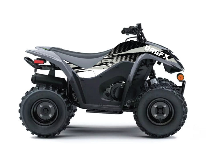 2007 - 2022 Kawasaki KFX 50 90 Graphic Kit -  D35-7 Grey