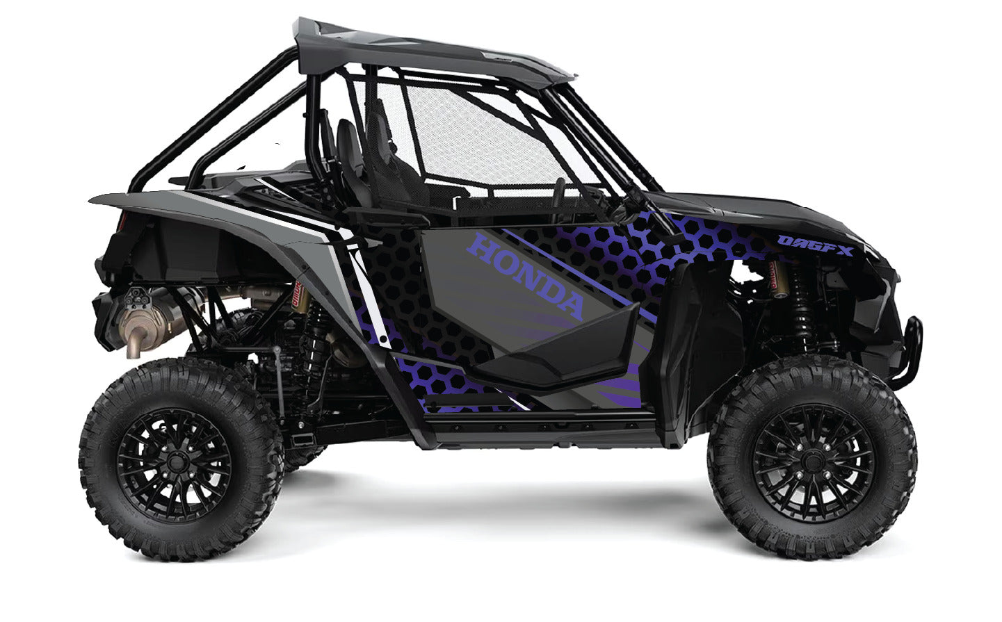 2019-2022 Honda Talon 1000R 1000X 2 Door Graphics Kit - Pro Ed D46-3 Blue