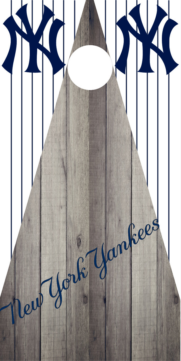 Corn Hole Board Wrap - New York Yankees D2 Set Cornhole