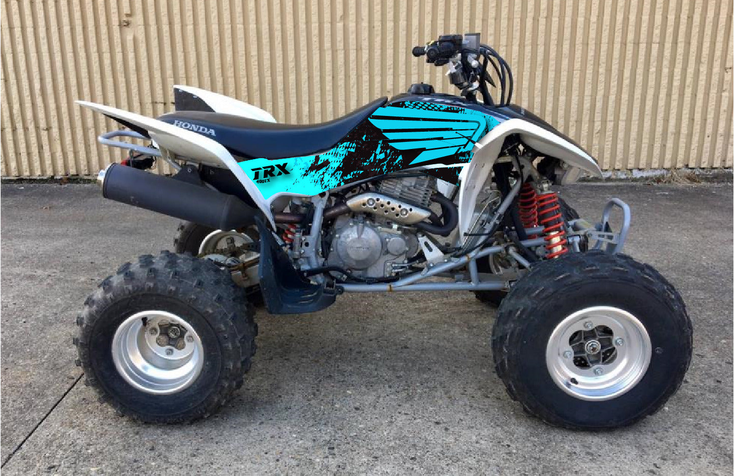 2008 - 2018 Honda TRX 400 EX Graphics Kit - Pro Ed D51-3 Teal