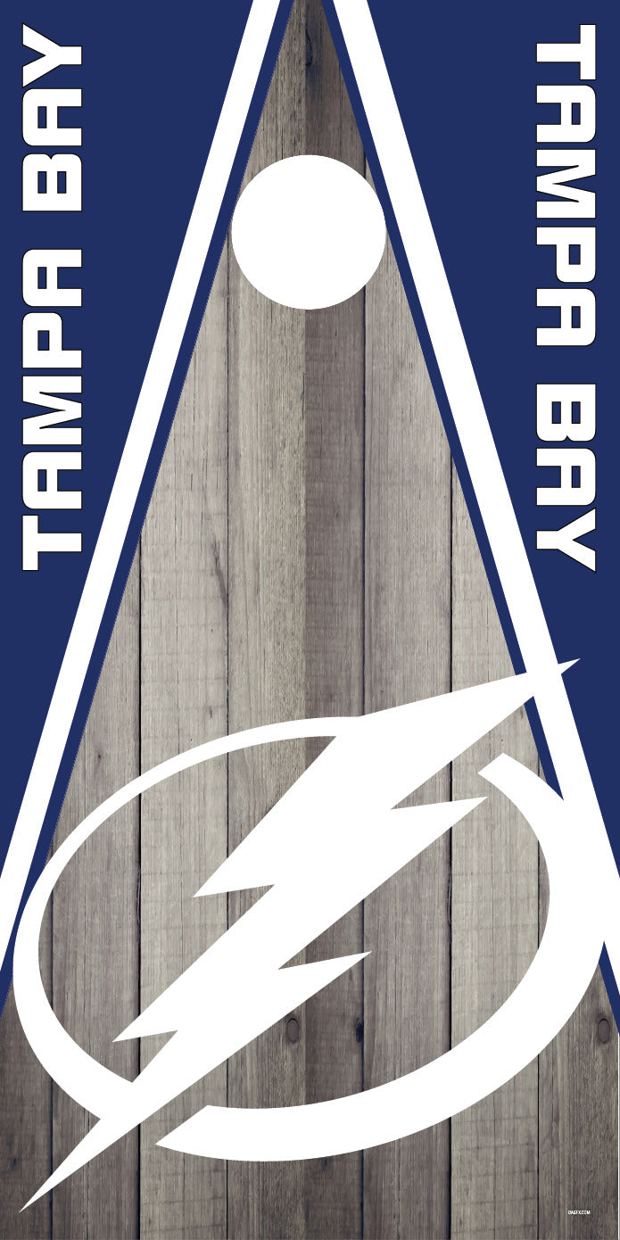 Corn Hole Board Wrap - Tampa Bay Lightning Set Cornhole D2