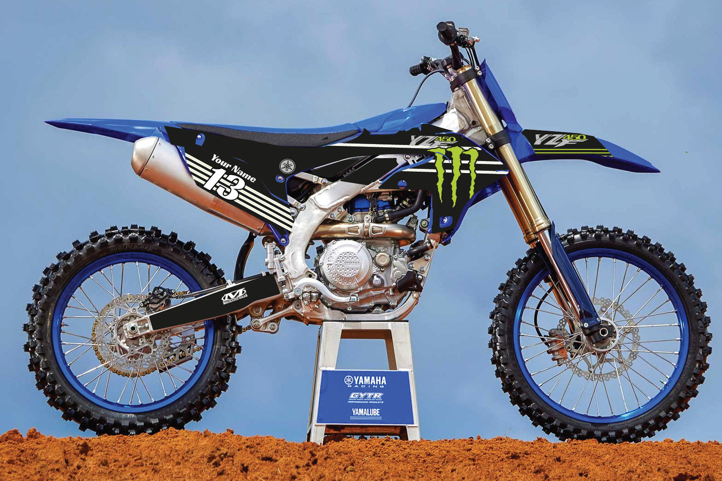 2018-2022 Yamaha YZF 450 YZ450F OAGFX  Graphic Kit - Pro Ed DMon-1