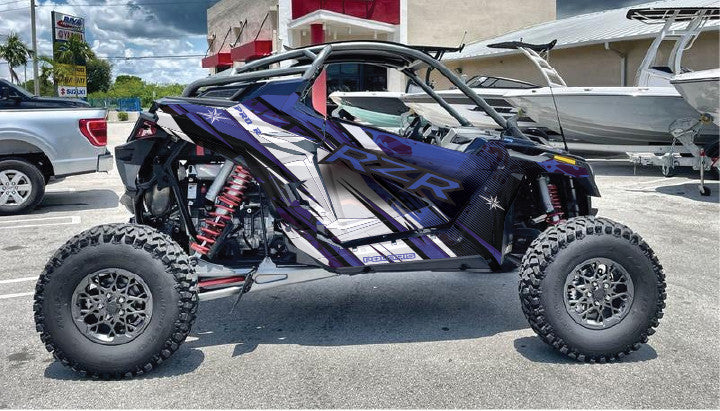 2022-2024 Polaris RZR Pro R OAGFX Graphics Kit D35-1 Blue