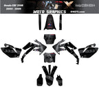 2004-2009 Honda CRF250R Graphics Kit - Pro Ed D69-4 USA Flag CRF 250 Stealth