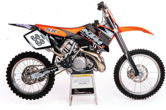 2001-2002 KTM SX 125 250 SX125 SX250 G-1 OAGFX Graphic Kit - Pro Ed Gray