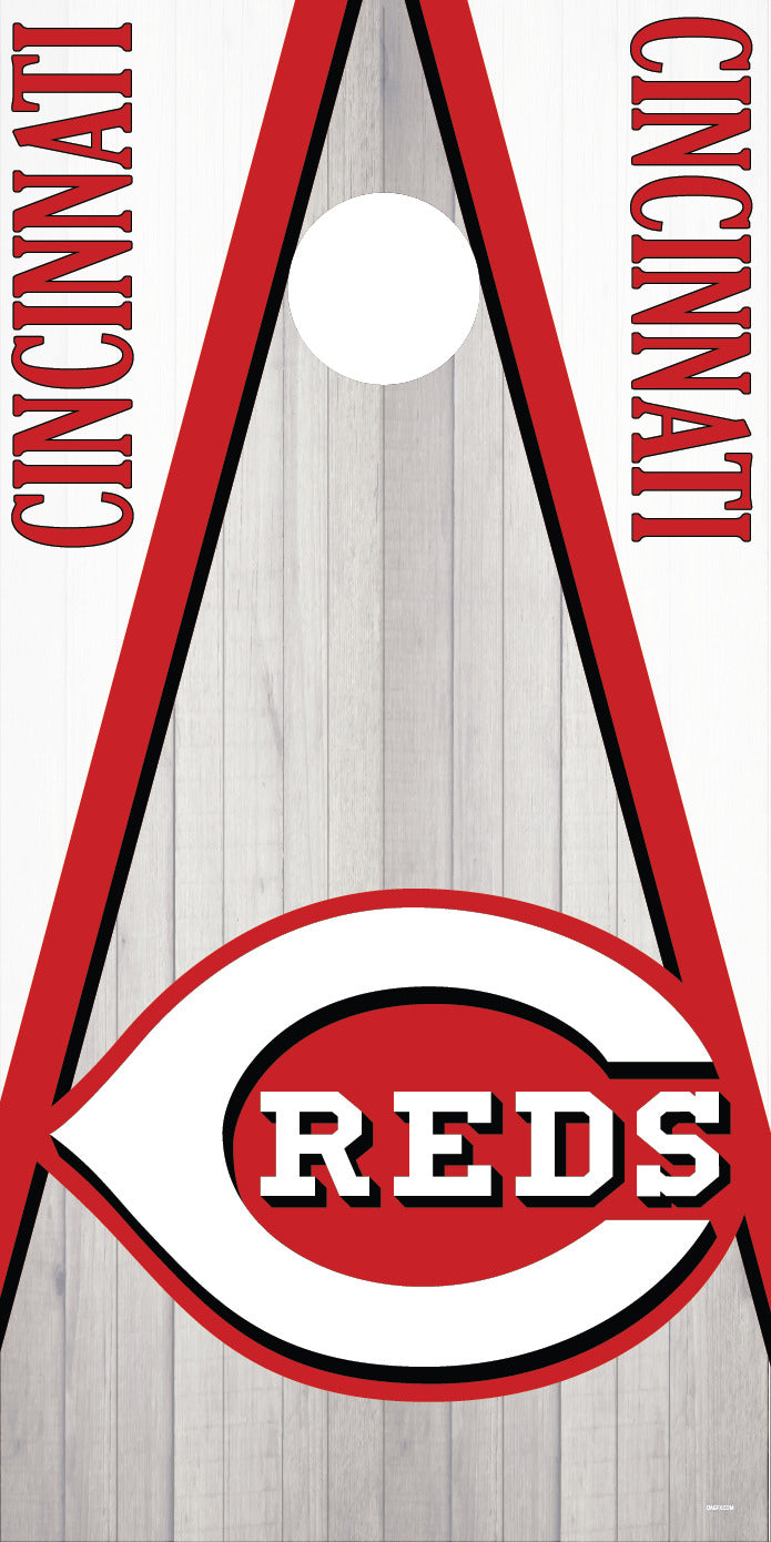 Corn Hole Board Wrap - Cincinnati Reds Cornhole