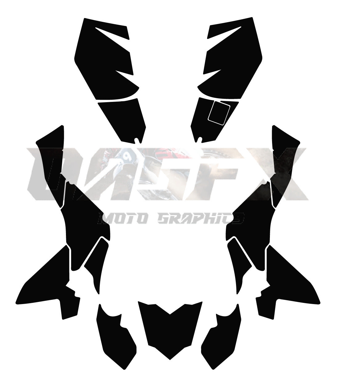 2009-2018 Suzuki LTZ 400 Vector  Design Template With Pre-made design