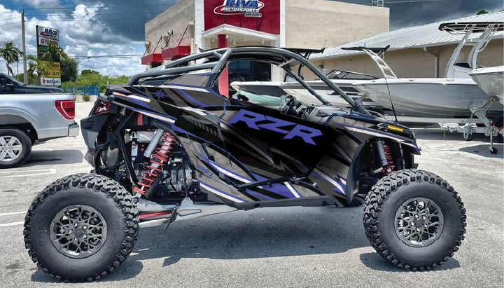 2022-2024 Polaris RZR Pro R OAGFX Graphics Kit D43-5 Blue