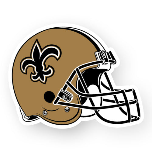 New Orleans Saints Helmet  ~ Vinyl Car Decal - Wall, Cornholes Graphics