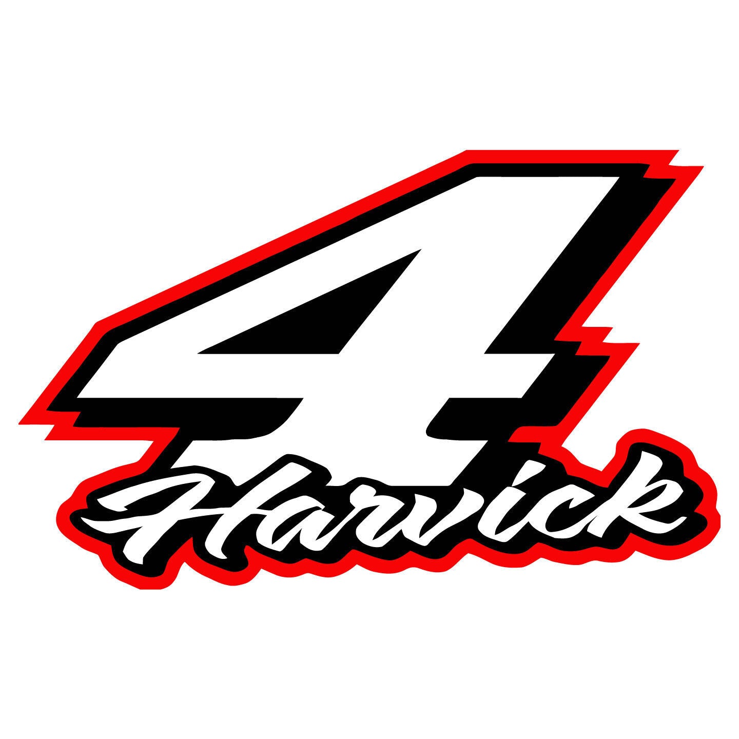 NASCAR #4 Kevin Harvick  Decal  ~  Vinyl Car Wall Sticker D2