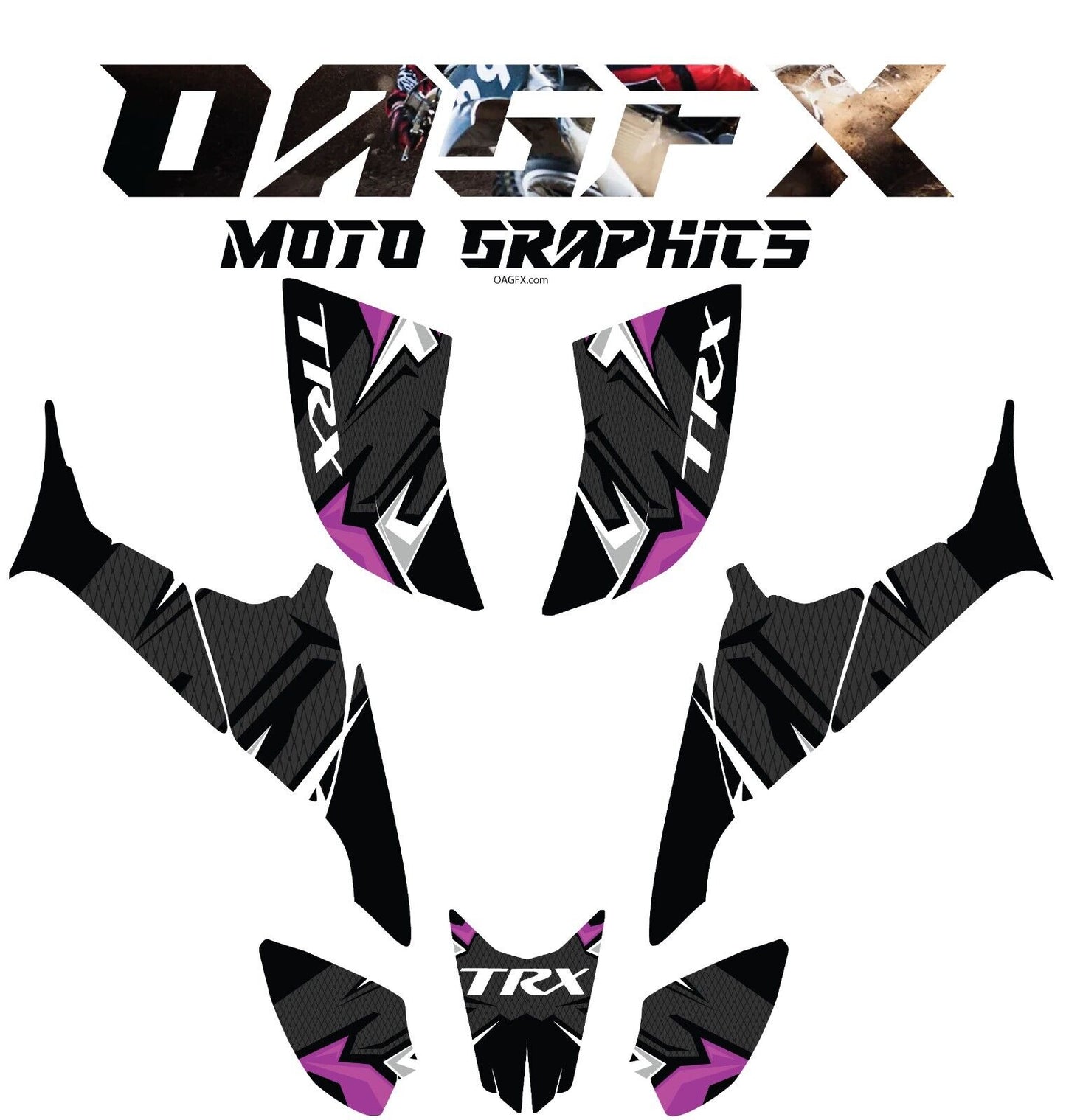 2007-2018 Honda TRX 90 Graphics Kit - Pro Ed D36-2