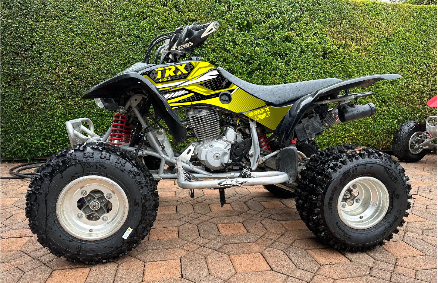 1999-2004 Honda TRX 400 EX Graphics Kit - Pro Ed D52-2 Yellow