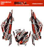 2022-2024 Polaris RZR Pro R OAGFX Graphics Kit D43-3 Red