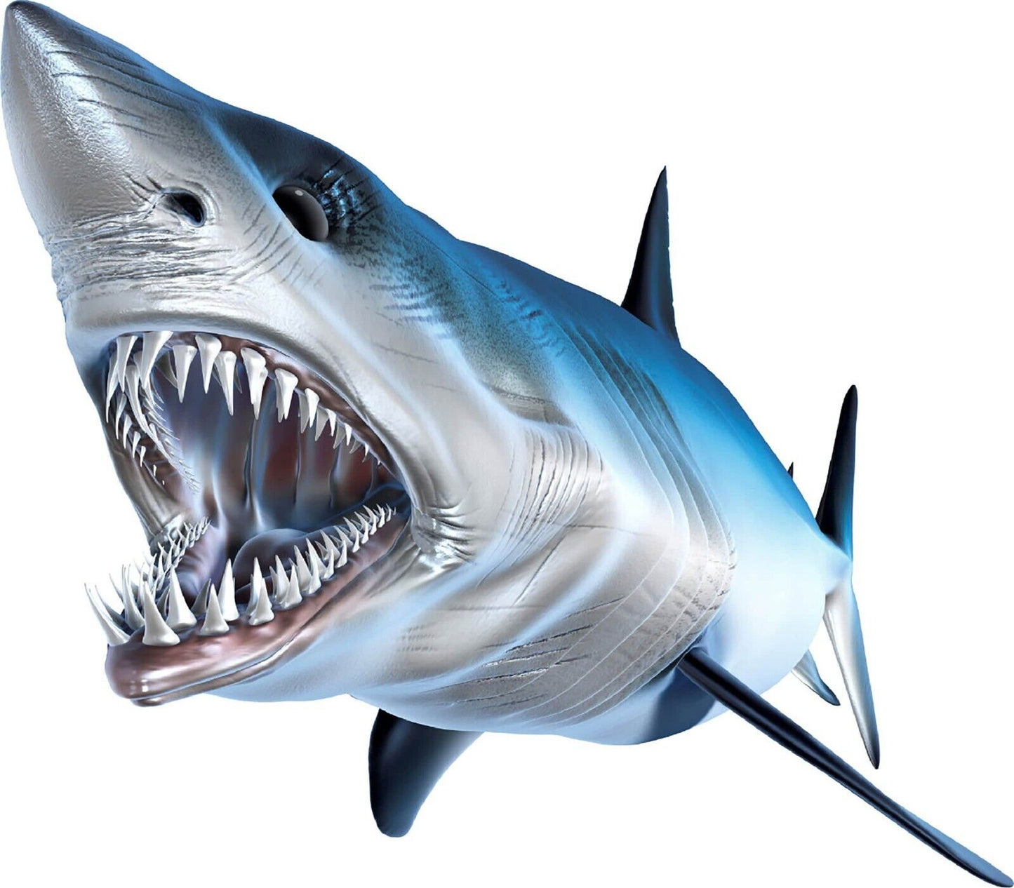 Mako Shark Decal  ~  Vinyl Car Wall Sticker - Small to XLarge D2