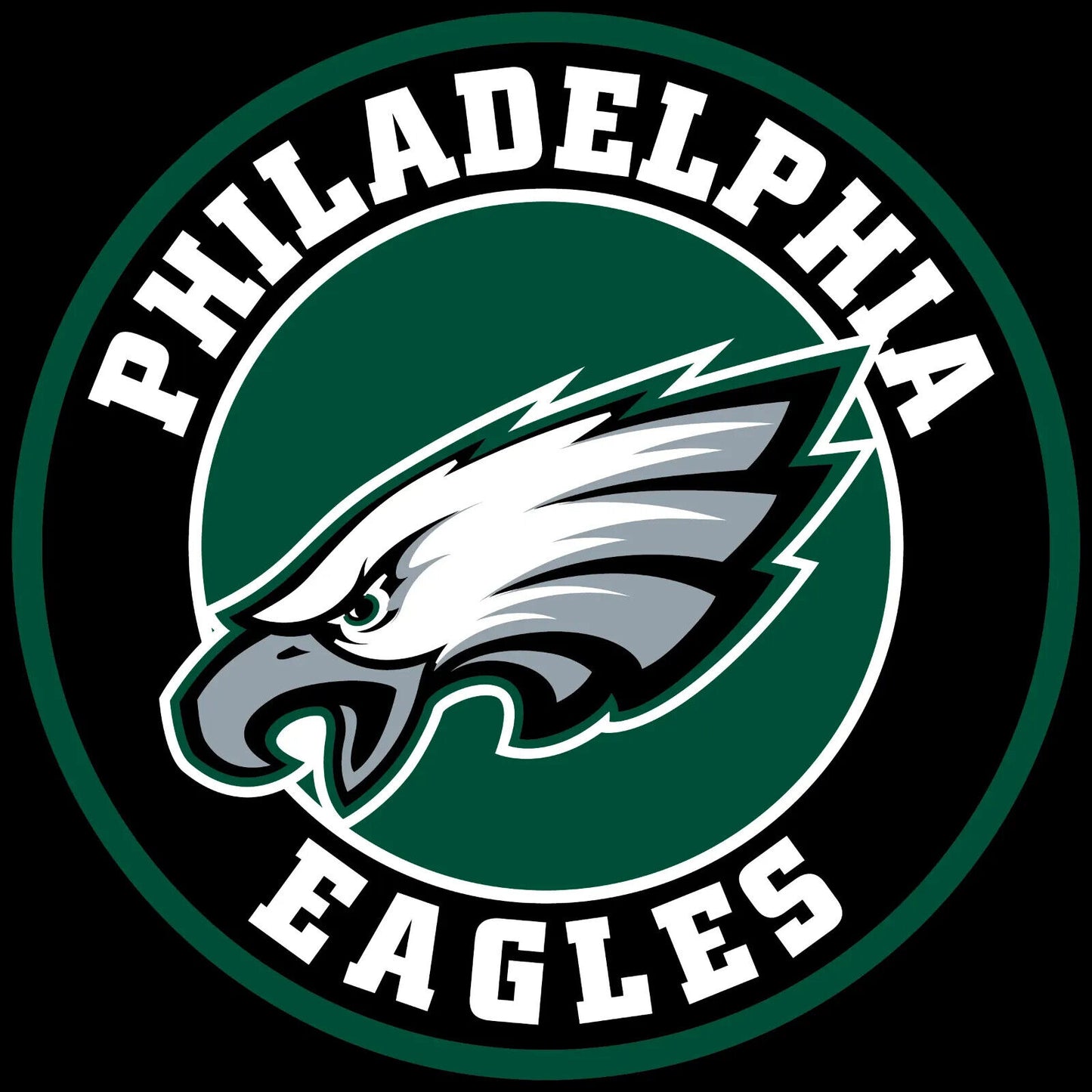 Philadelphia Eagles Decal D7~ Vinyl Car Sticker - Wall, Cornholes Graphics