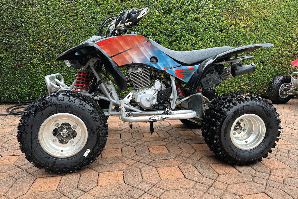 2005-2007 Honda TRX 400 EX Graphics Kit - Pro Ed D68-1 USA Stars