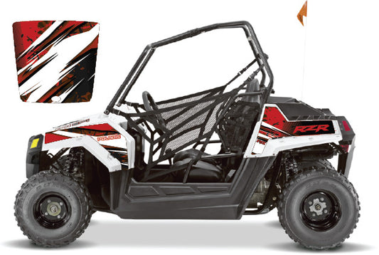 2009 - 2018 Polaris RZR 170 UTV Graphics Kit D35-2 Red