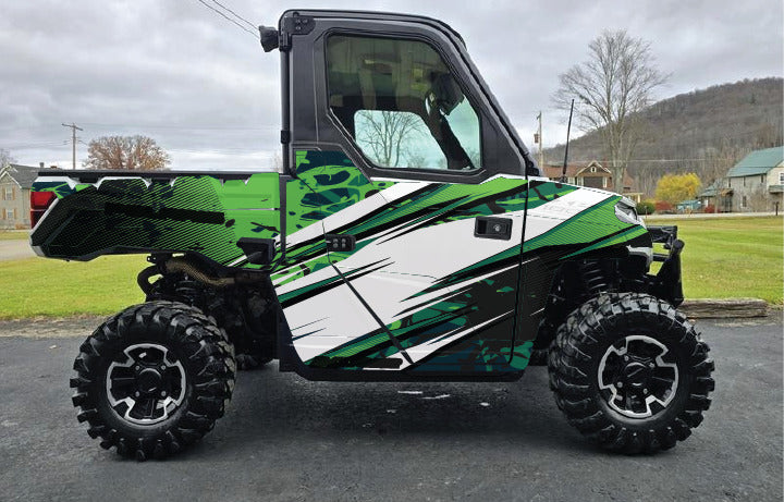 2018 - 2024 Polaris Ranger 1000 Graphics Kit D35-3 Green