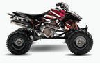 2004 - 2018 Honda TRX 450R ER Graphics Kit - Pro Ed D35-1 Red