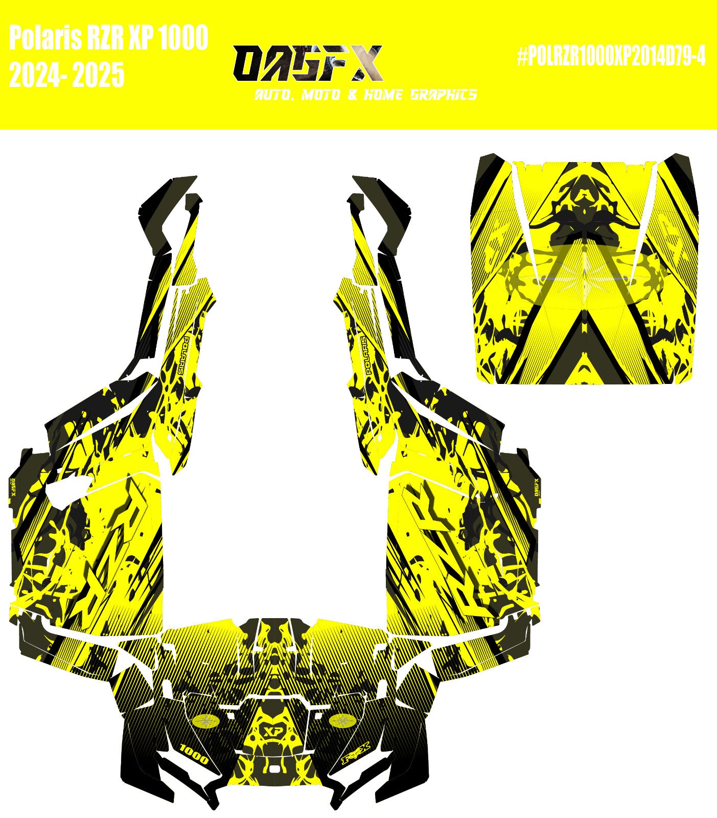 2024-2025 Polaris RZR XP 1000 Graphics Kit D79-5 OAGFX