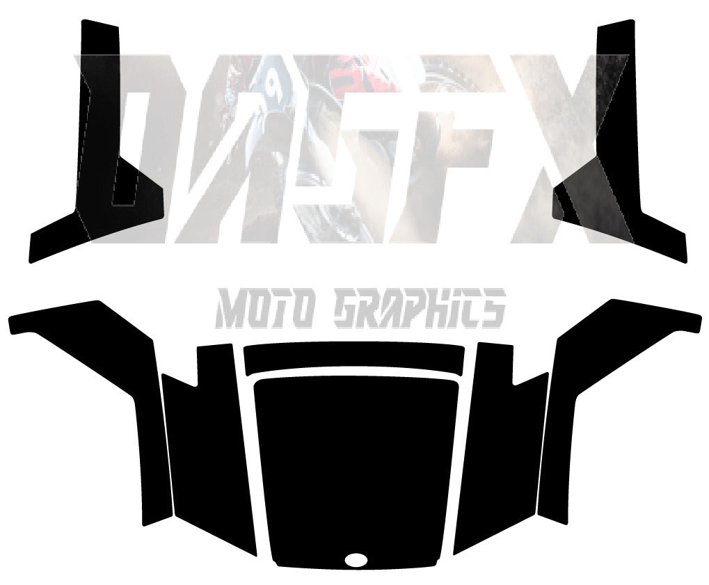 2009+ Polaris RZR 170 Vector  Design Template With Pre-made design